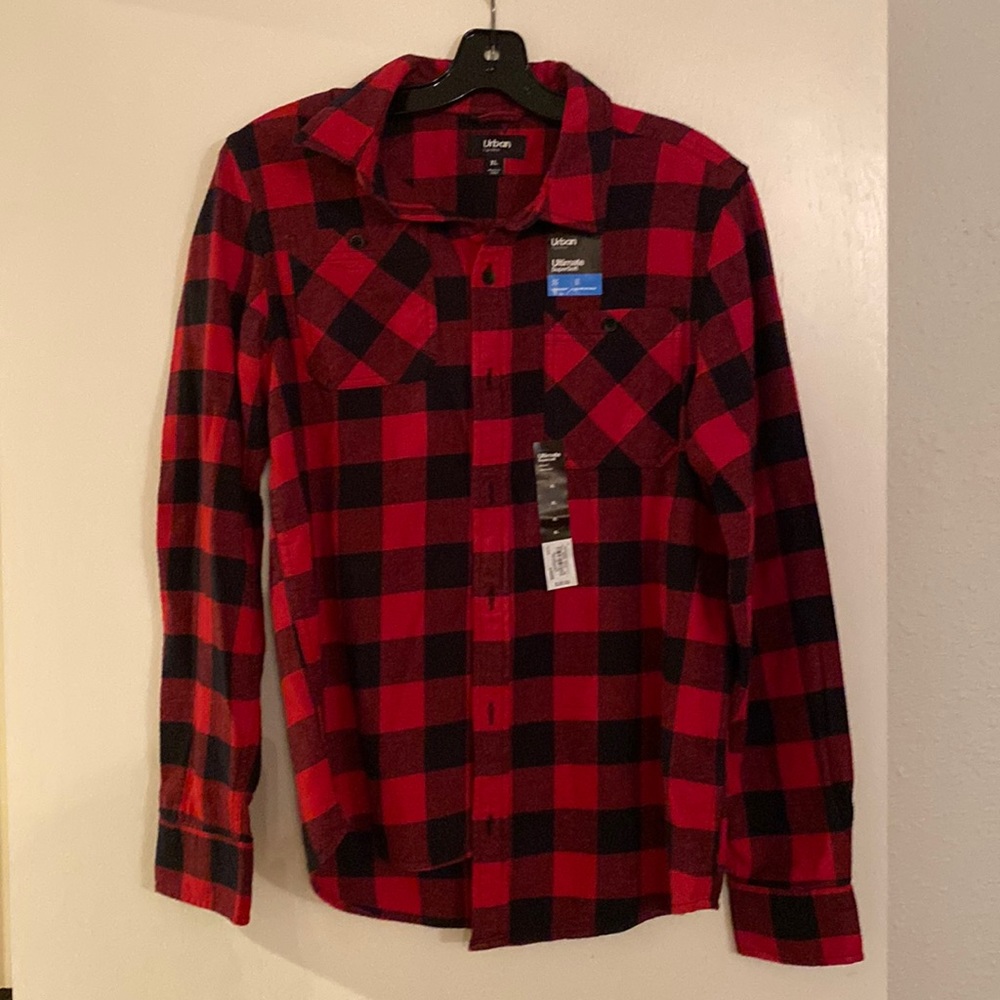 Urban Pipeline Buffalo Plaid shirt- 100% cotton